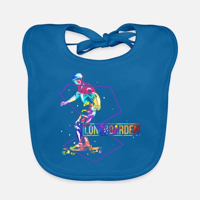 Longboard Polygone Bavoir bio Bébé