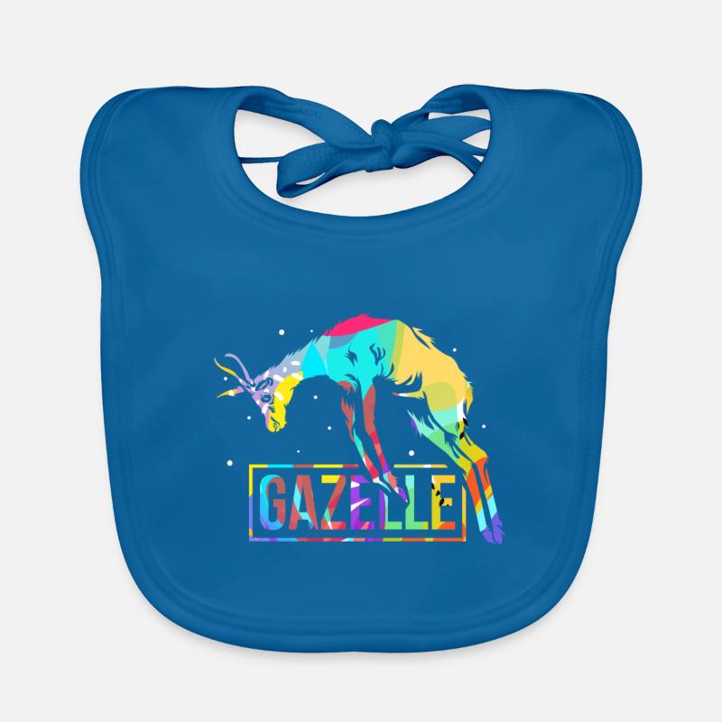 Polygone de gazelle Bavoir bio Bébé