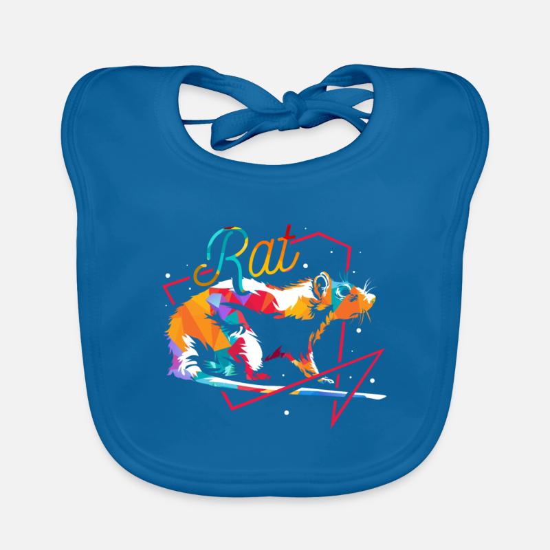 Polygone de rat Bavoir bio Bébé