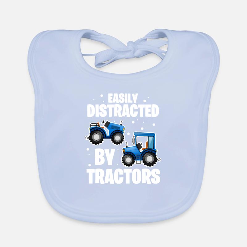 Traktor Baby Bio-Lätzchen