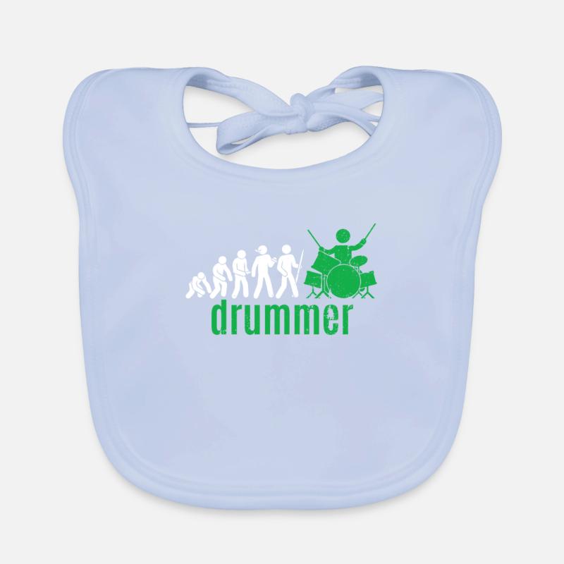 Drummer Organic Baby Bibs