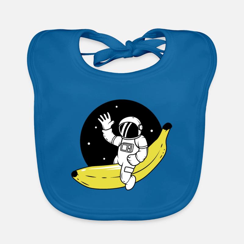 Astronaute de la banane de l'espace Bavoir bio Bébé