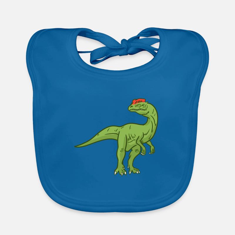 Dilophosaurus Dinosaurier Geschenk Baby Bio-Lätzchen