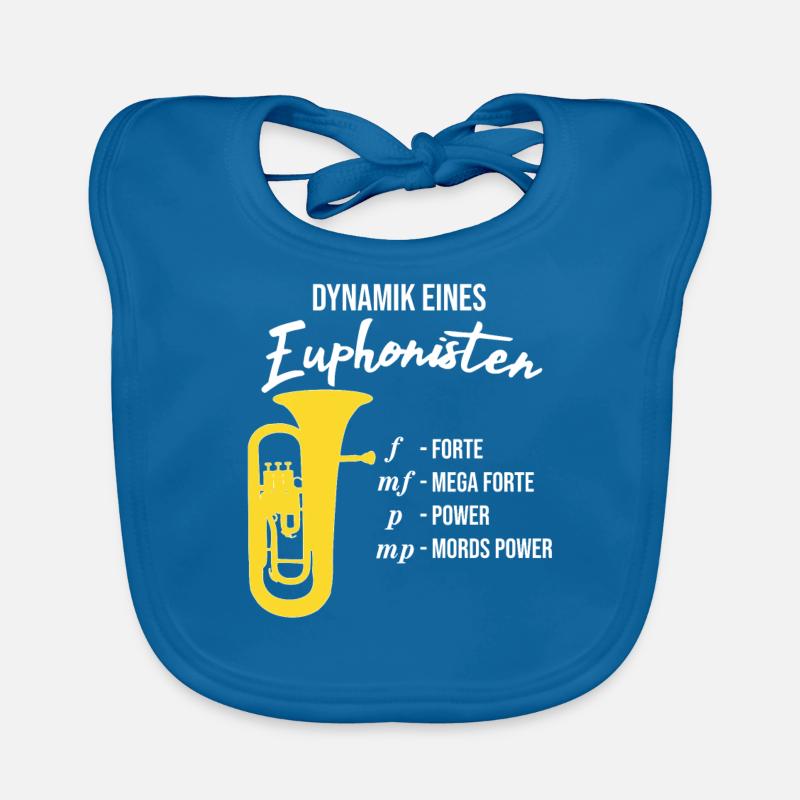 Euphonium - Dynamik eines Euphonisten Baby Bio-Lätzchen