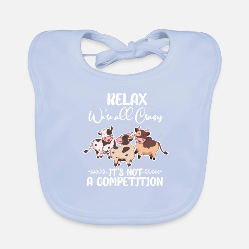 cows Organic Baby Bibs