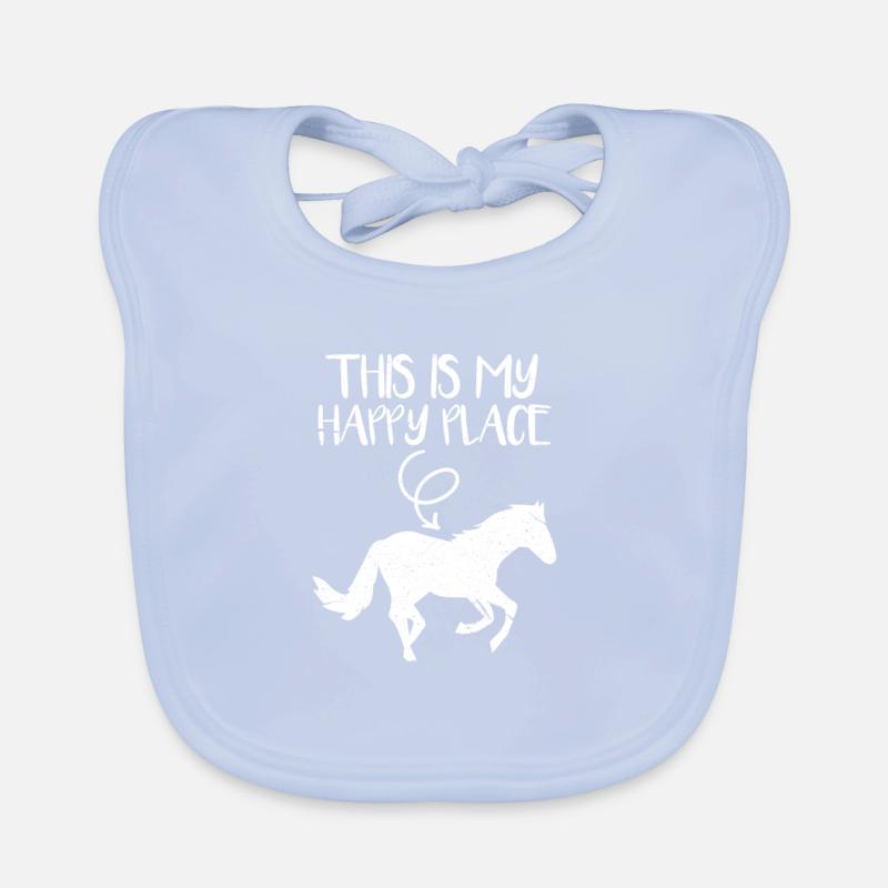 Cavalier Cavalier Cadeau Cheval Bavoir bio Bébé