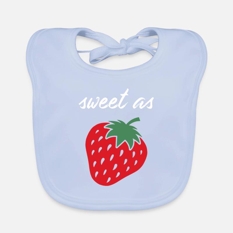 Erdbeere Baby Bio-Lätzchen