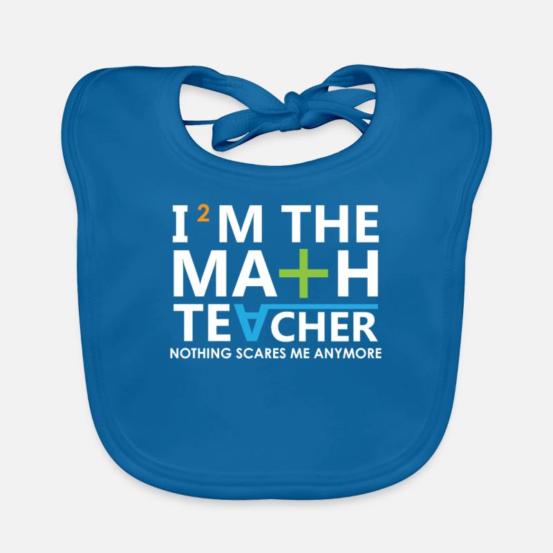 maths Organic Baby Bibs