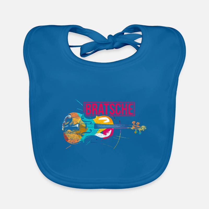 Bratsche Geschenk Baby Bio-Lätzchen