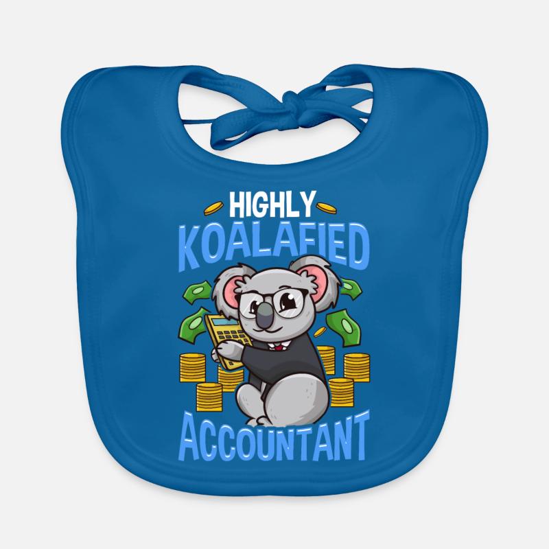 Accountant accounting finances budgets gift Organic Baby Bibs