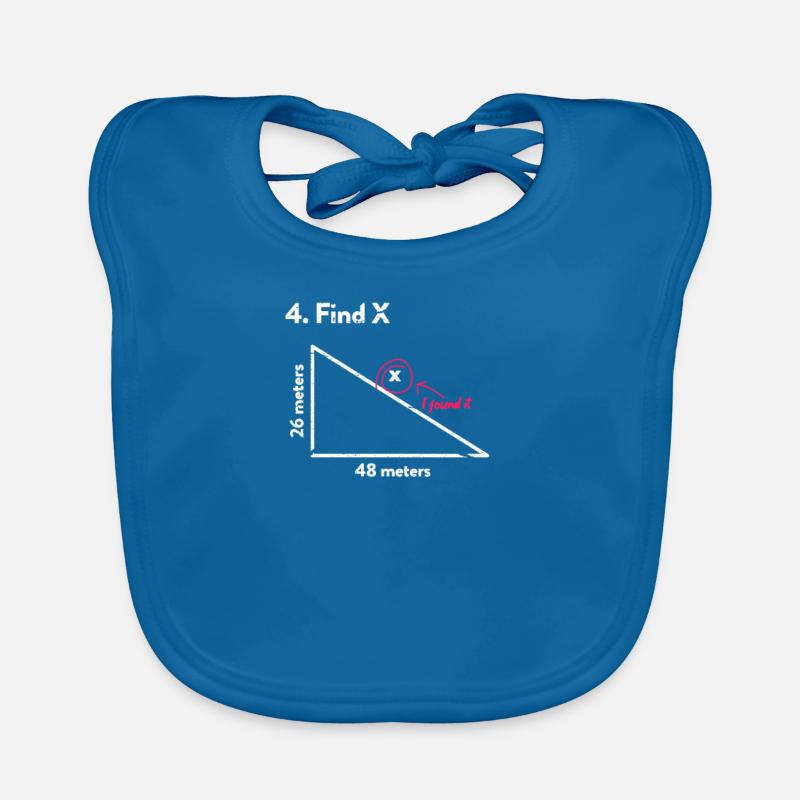 maths Organic Baby Bibs