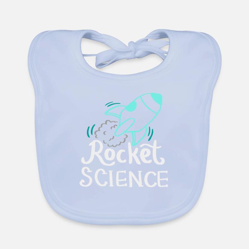 Rocket science shirt for science nerd Organic Baby Bibs