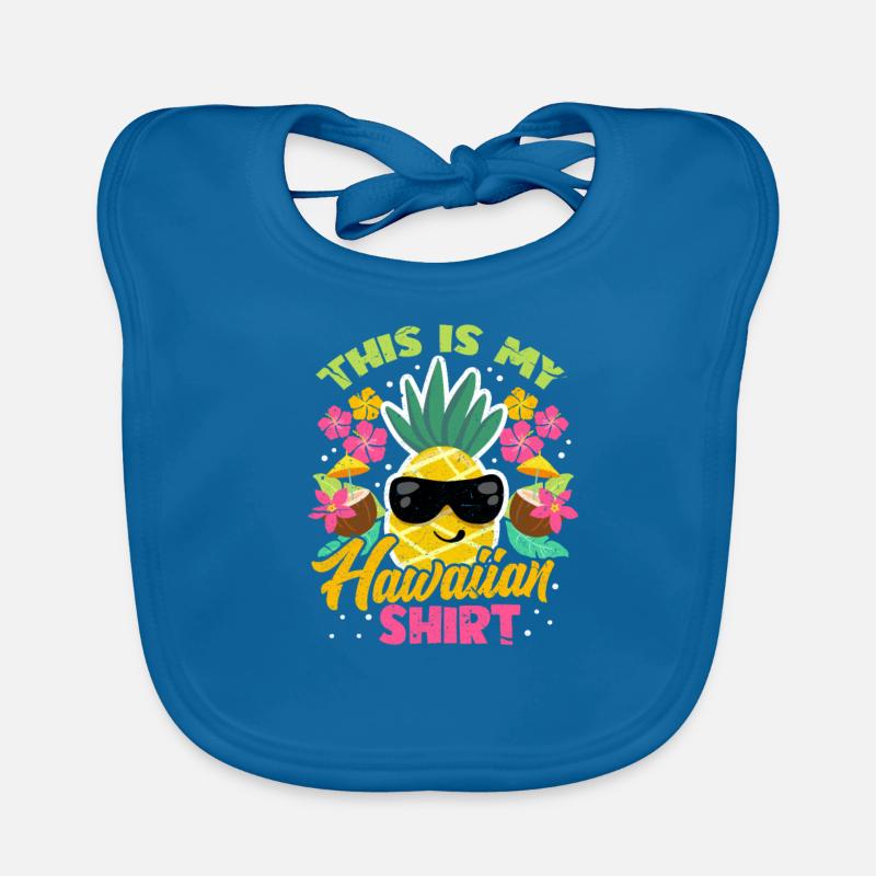 Ananas d'Hawaï Cadeau d'Ananas d'Hawaii Bavoir bio Bébé