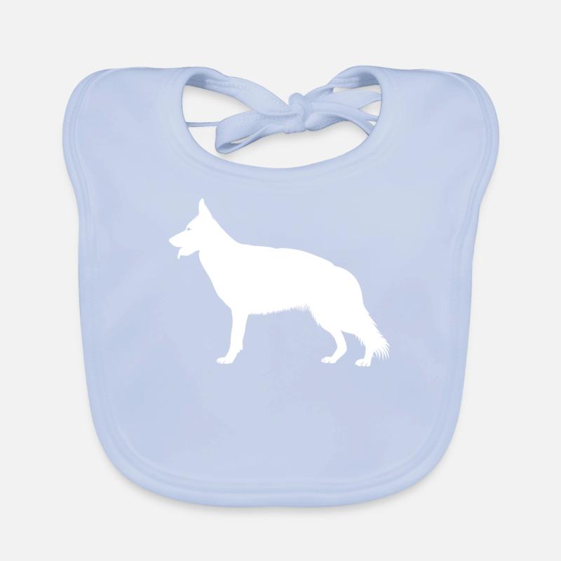 German Shepherd Organic Baby Bibs