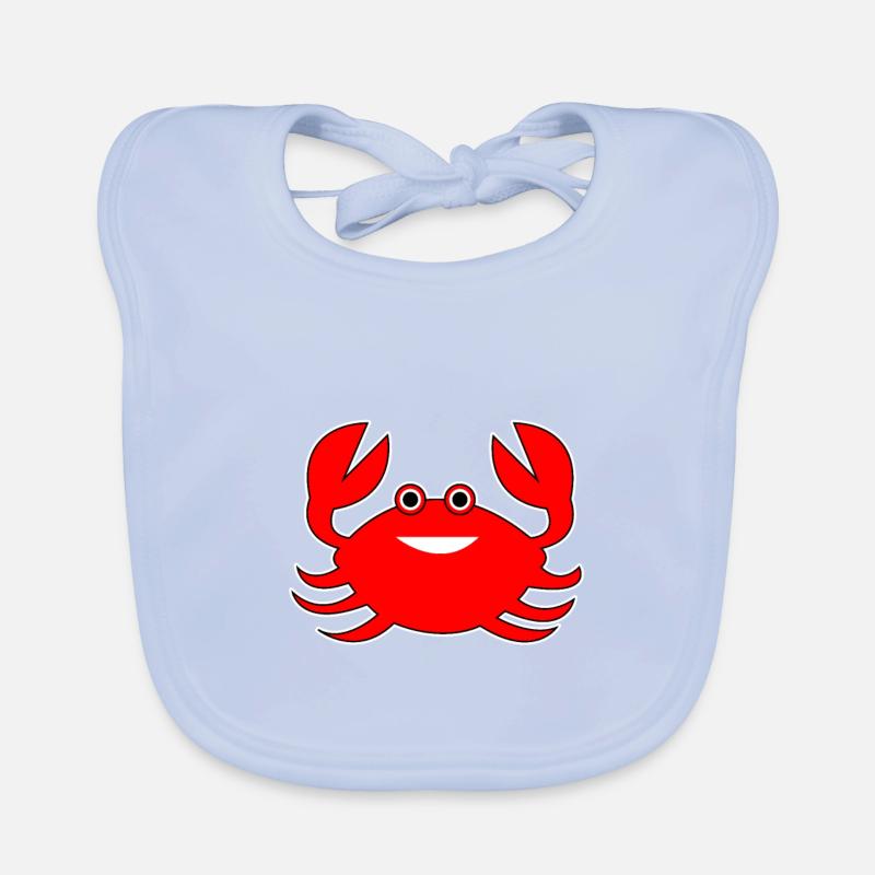 Océan de crabe Bavoir bio Bébé