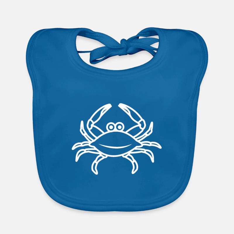 crab Organic Baby Bibs