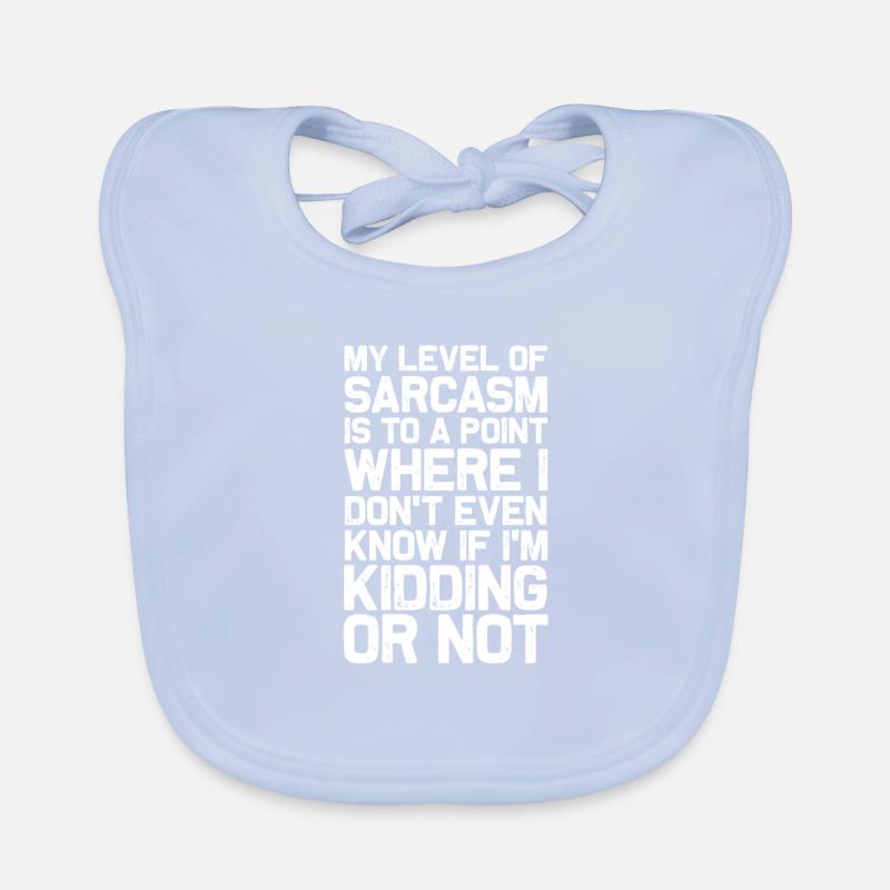 sarcasm Organic Baby Bibs