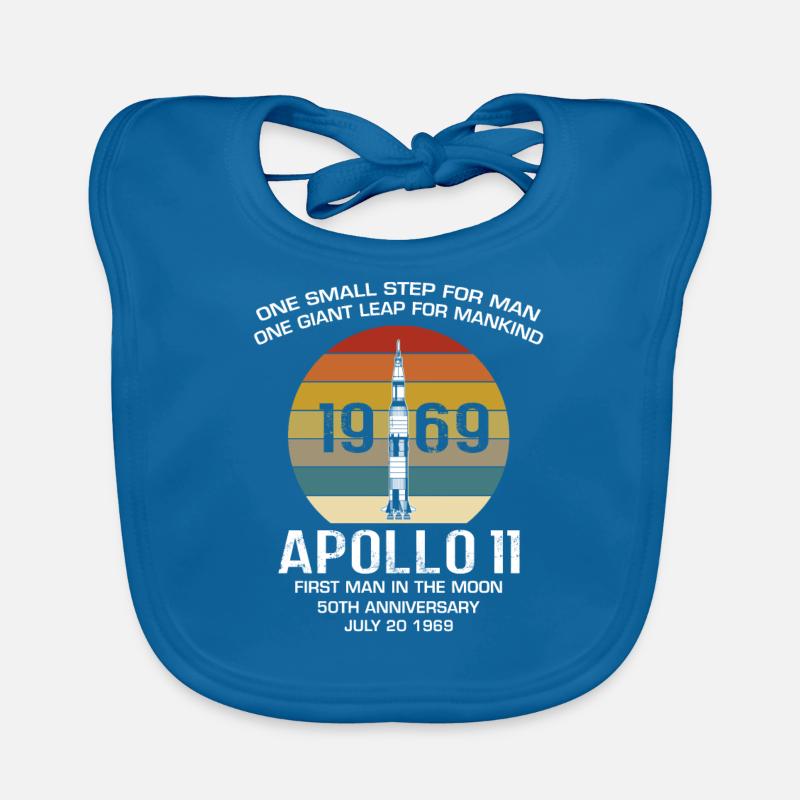 Apollo 11 1969 Bavoir bio Bébé