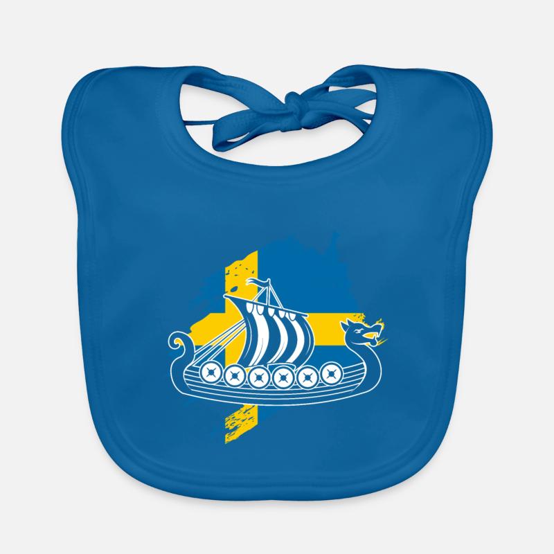 Suède Vikings Bavoir bio Bébé