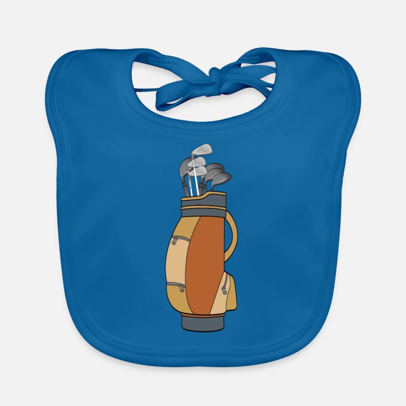 Golf Golf Course Golfer Golf Bag Golfer Gift Organic Baby Bibs