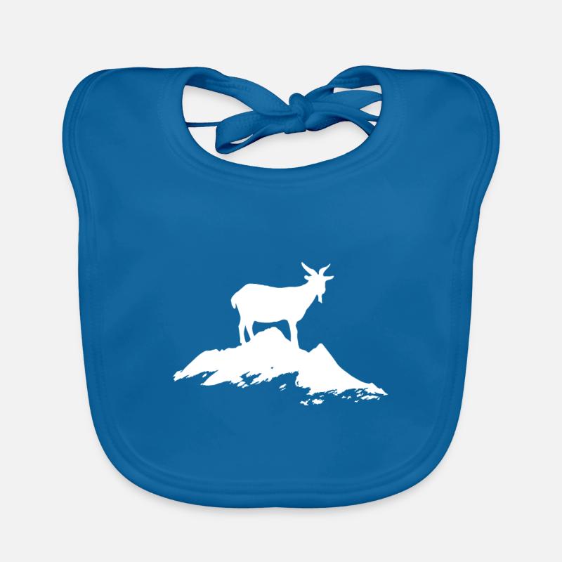 Goat mountain goat Organic Baby Bibs