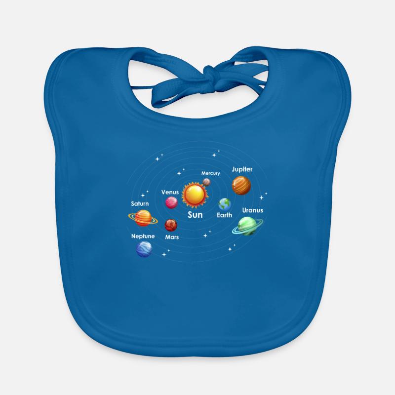 Planètes de l’univers Bavoir bio Bébé