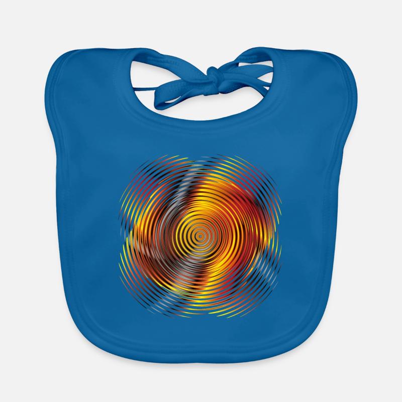 Gradient rotation Organic Baby Bibs