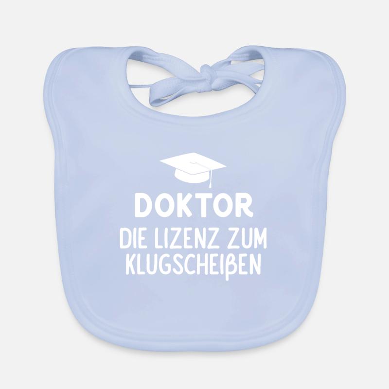Doktor Doktortitel Baby Bio-Lätzchen