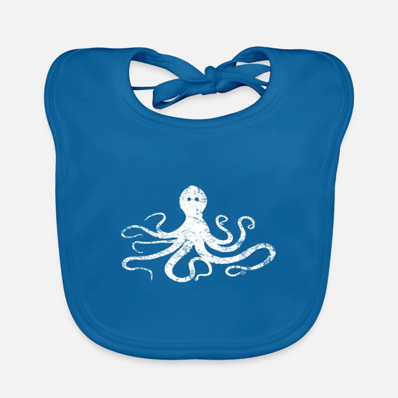 Octopus octopus Organic Baby Bibs