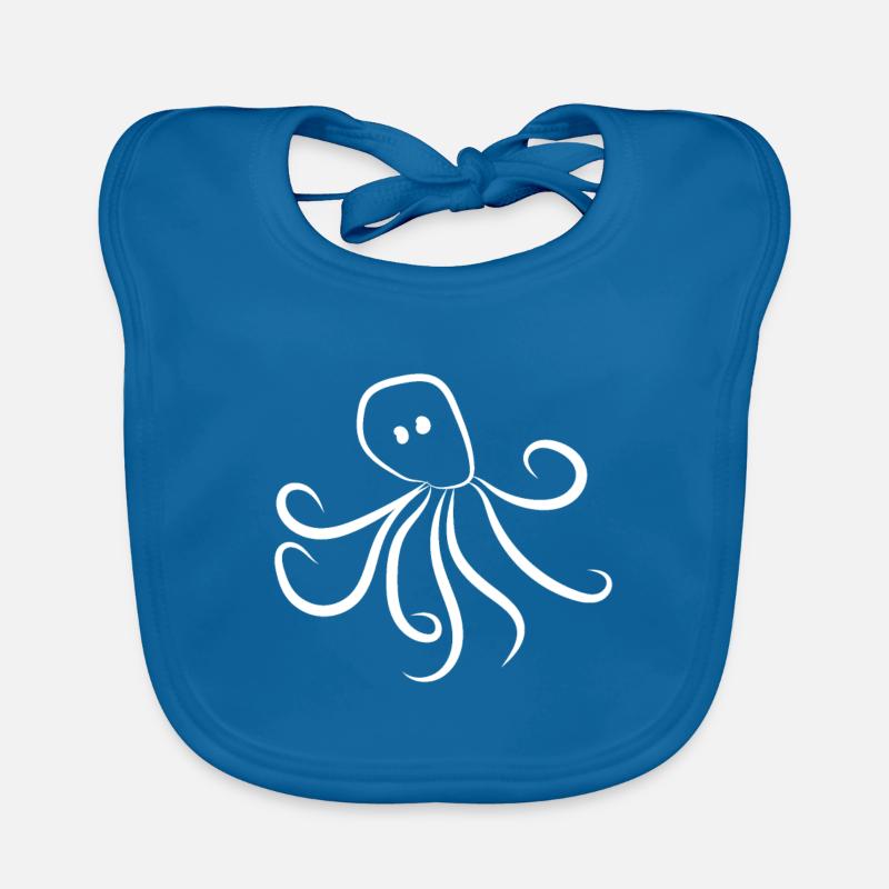 Oktopus Baby Bio-Lätzchen