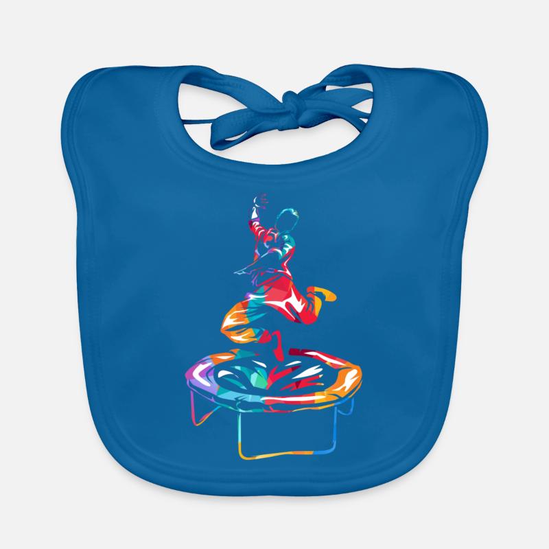 Trampolin Baby Bio-Lätzchen