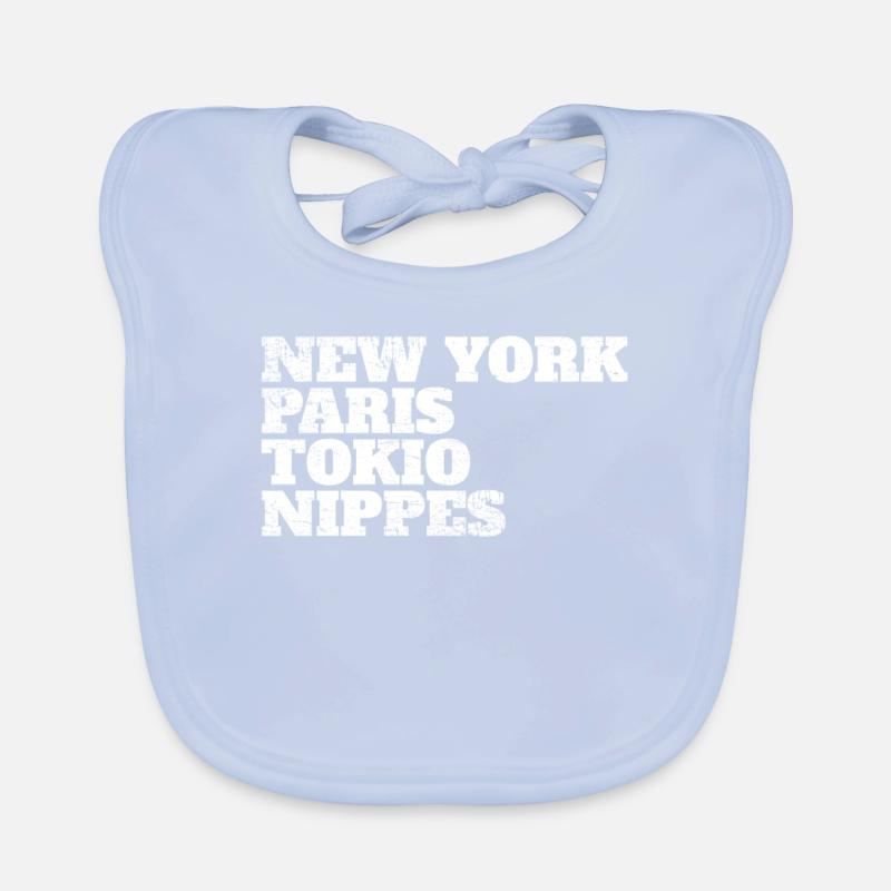 Nippes Paris Tokyo New York home Cologne district Organic Baby Bibs