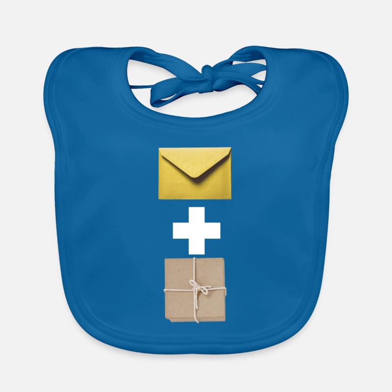 Courrier, courrier, colis. Bavoir bio Bébé