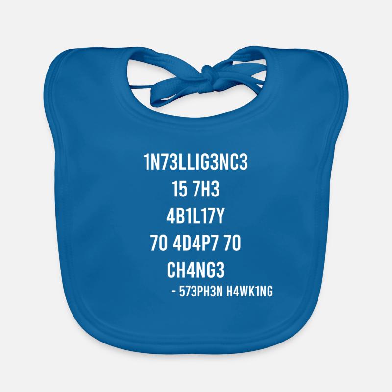 Physics Quote Quote Cadeau de programmation amusant Bavoir bio Bébé