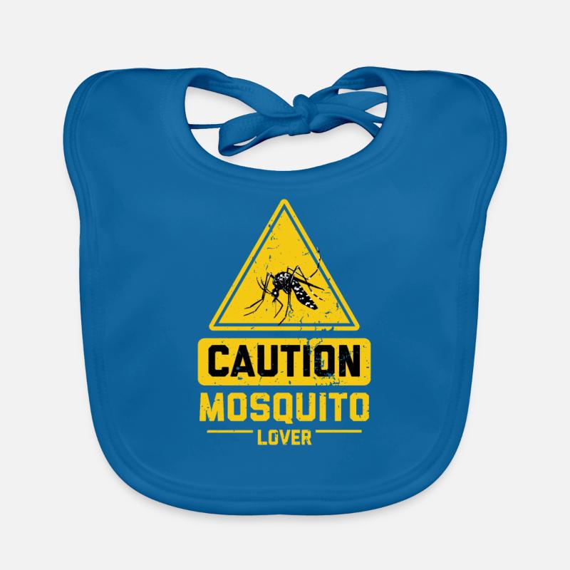 CAUTION Mosquito Lover Baby Bio-Lätzchen