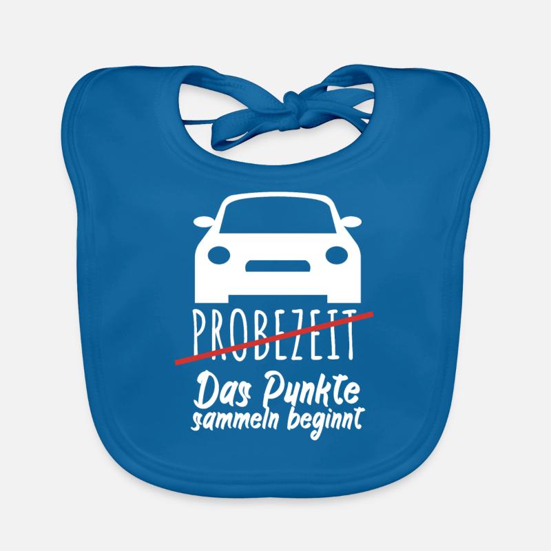 Probezeit Das Punkte sammeln beginnt - Baby Bio-Lätzchen - Pfauenblau
