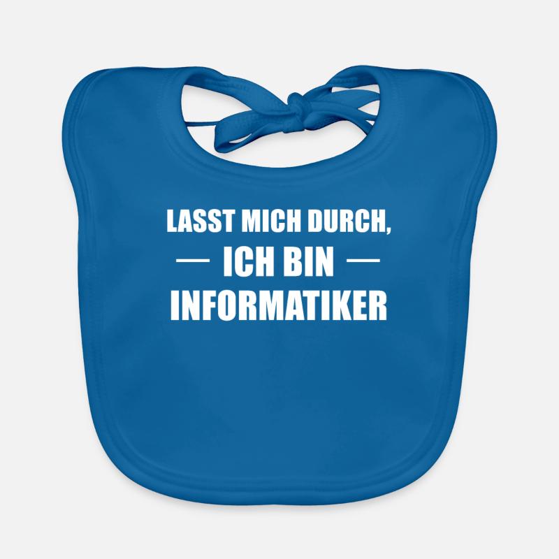 Informatiker Spruch Informatik-Student Geschenk Baby Bio-Lätzchen