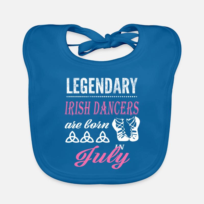 Irish Dance Legends werden im Juli geboren Baby Bio-Lätzchen