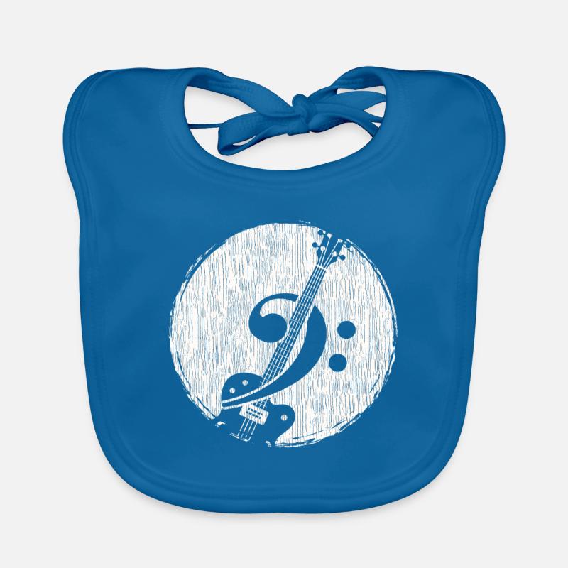 Guitare basse Bavoir bio Bébé