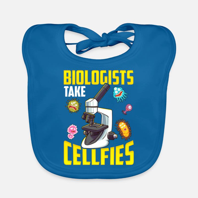 Biologists Take Cellfies Microscope Selfies Pun Organic Baby Bibs