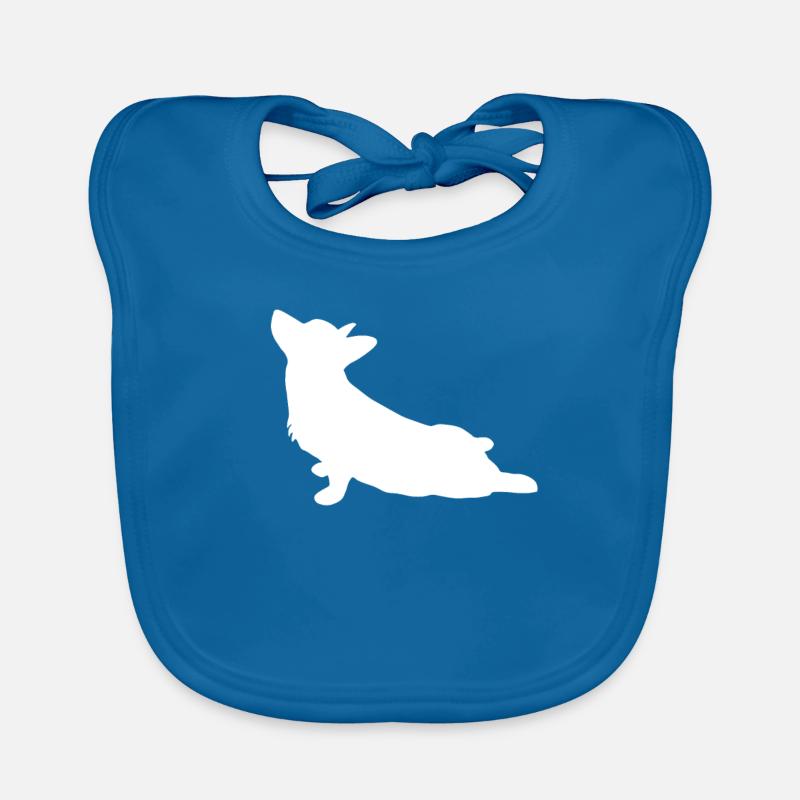 Corgi Yoga Organic Baby Bibs