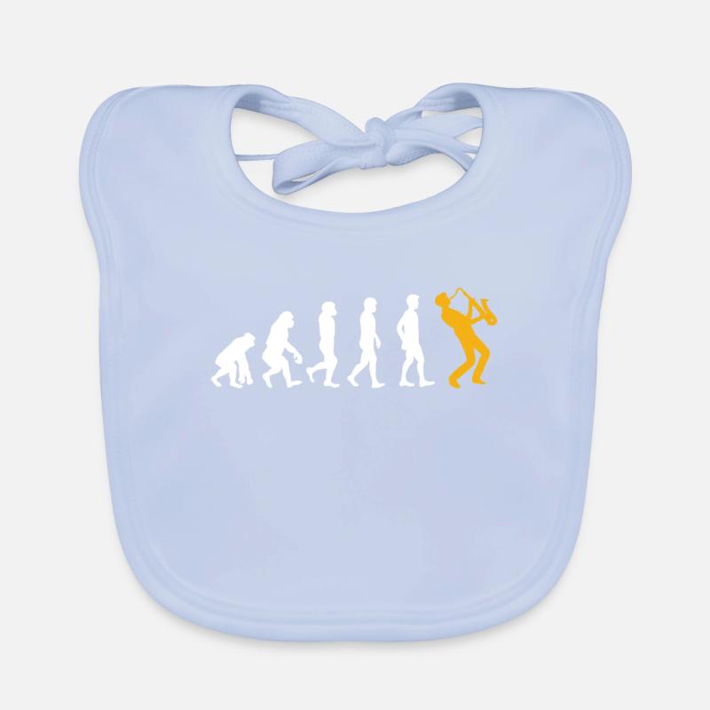 Evolution Saxophon Baby Bio-Lätzchen