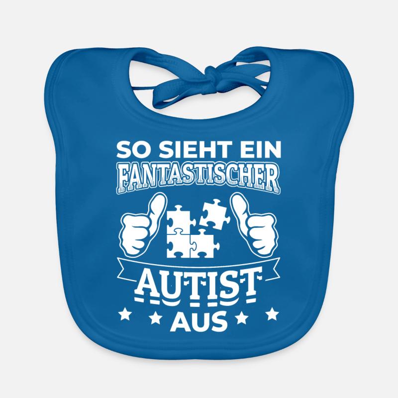 fantastischer autist Baby Bio-Lätzchen