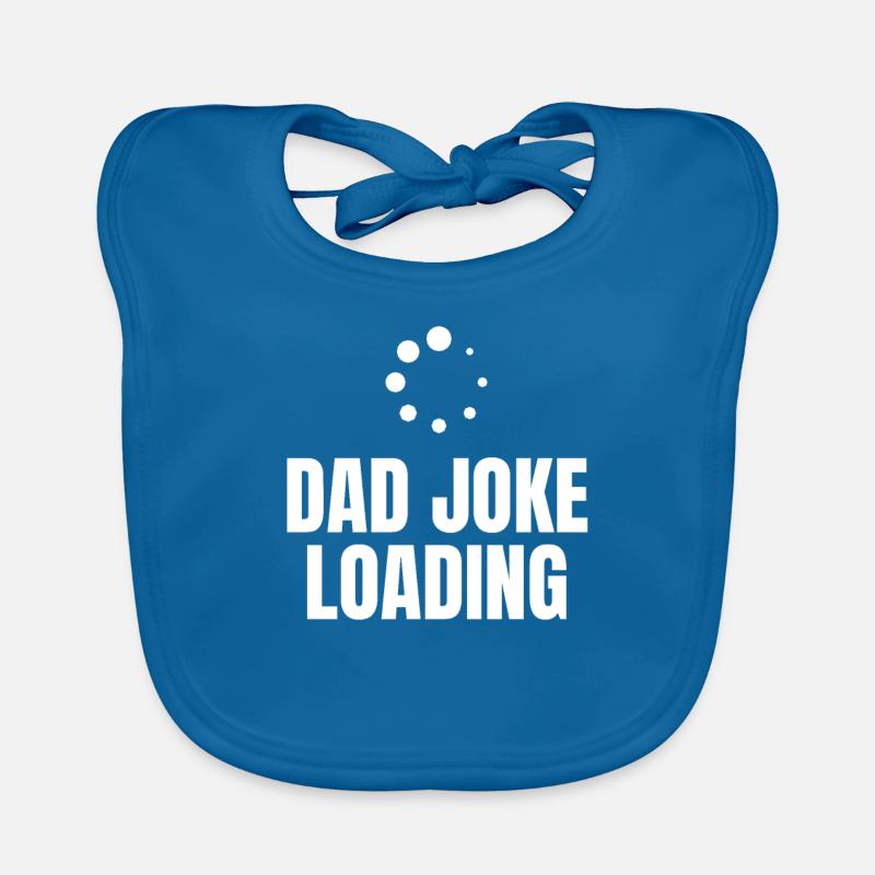 Dad Joke Loading Organic Baby Bibs
