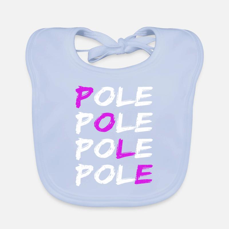 Pole Dance Organic Baby Bibs