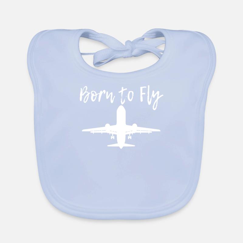 plane Organic Baby Bibs