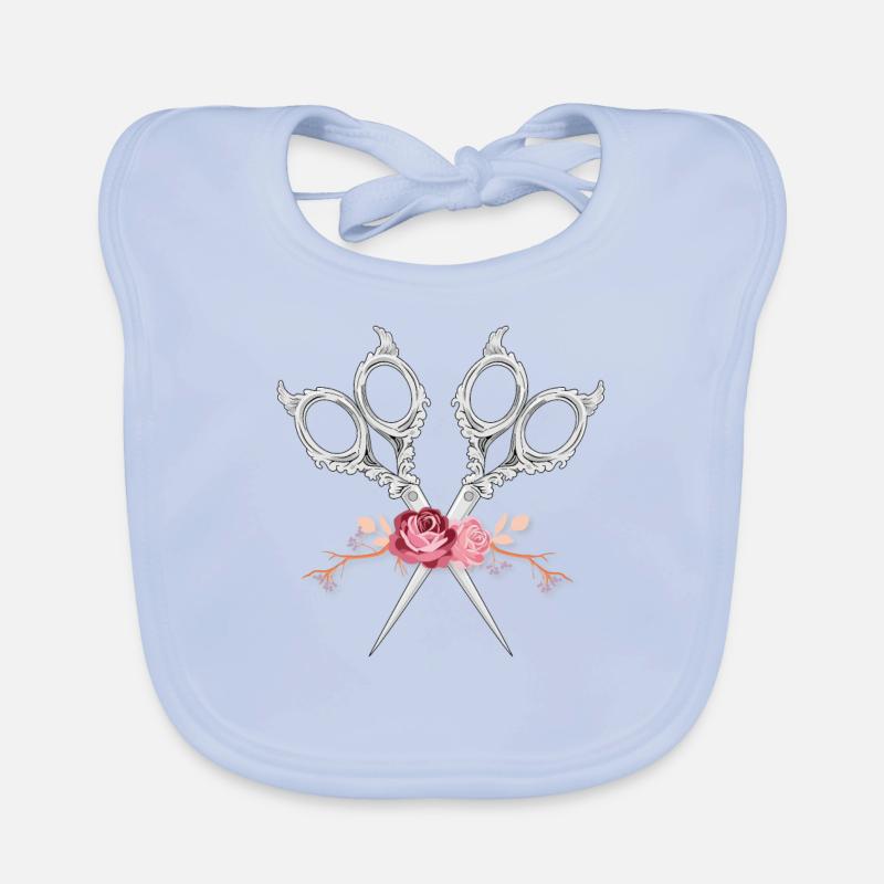Ciseaux de coiffeur Bavoir bio Bébé