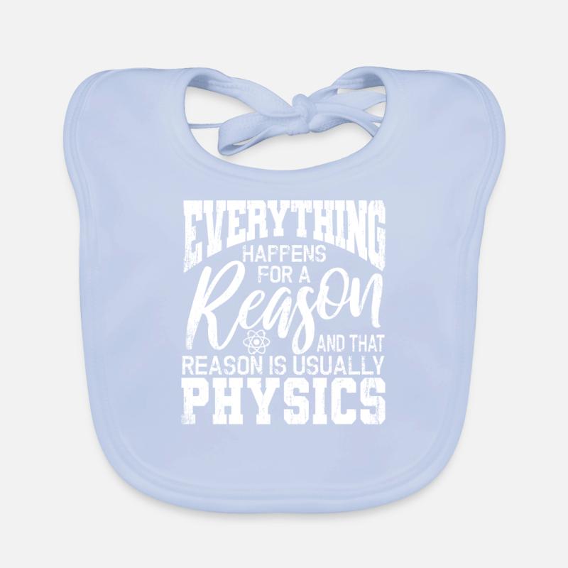 physics Organic Baby Bibs