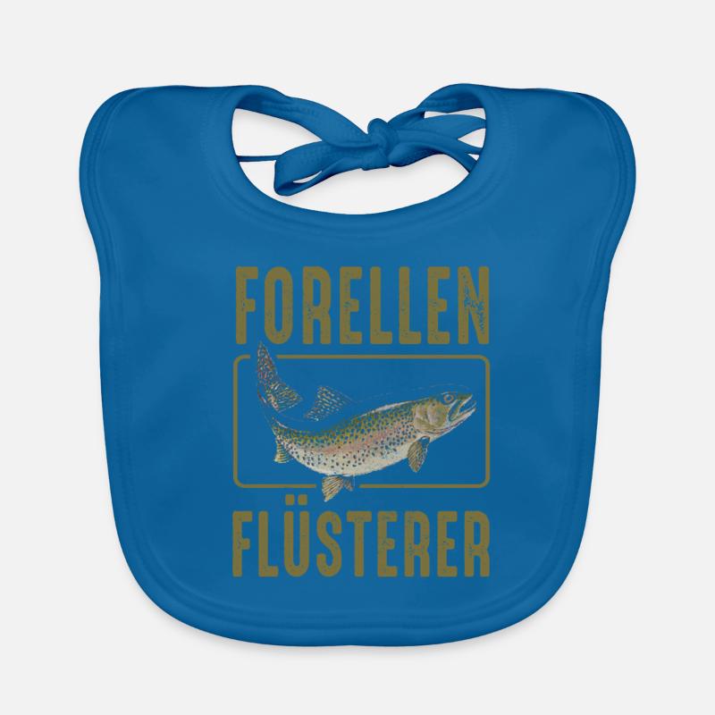 Forellen Flüsterer Baby Bio-Lätzchen
