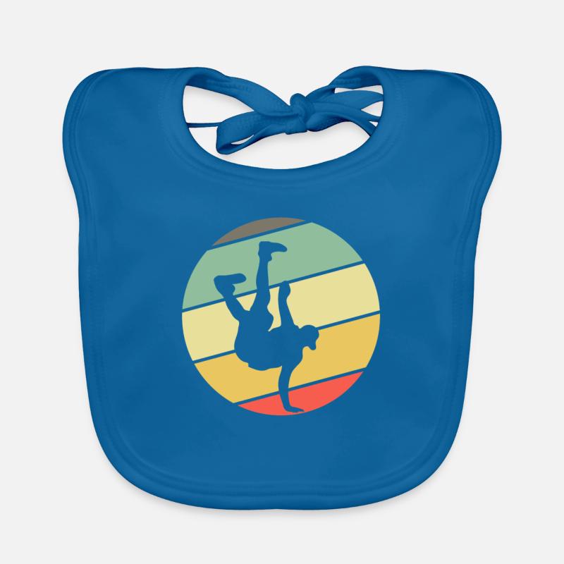 Retro Breakdance Bboying Gift I Breakdancing Organic Baby Bibs